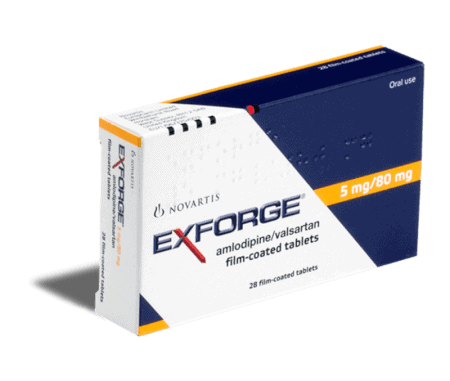 Exforge 5mg80mg Tablet